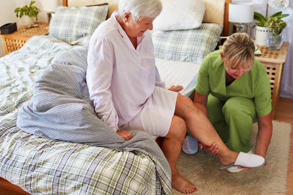 Hilfe beim Ankleiden